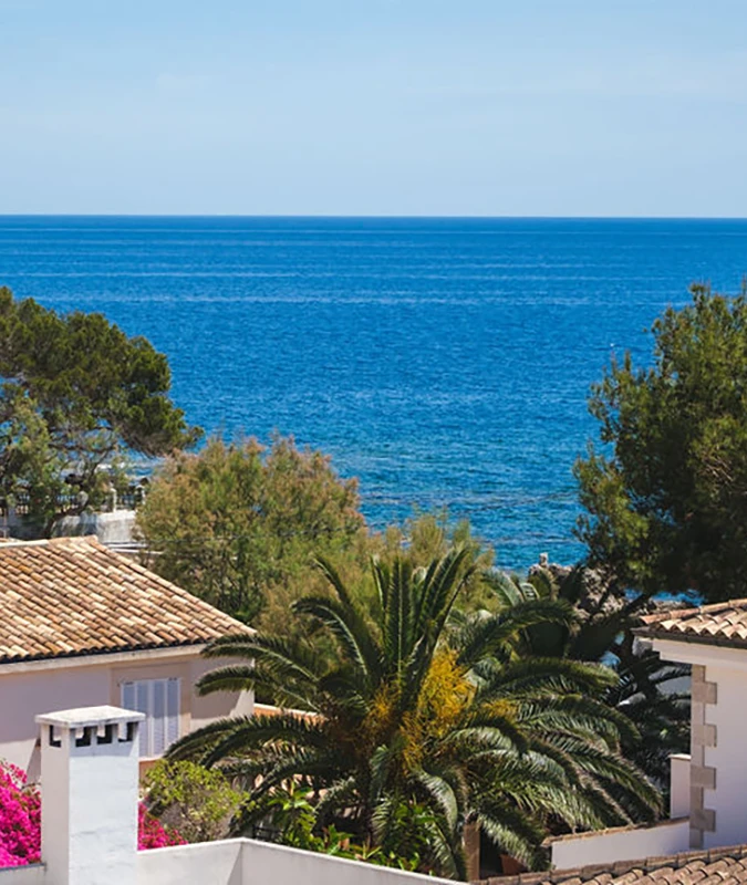 Vistas al mar desde Cala Ratjada