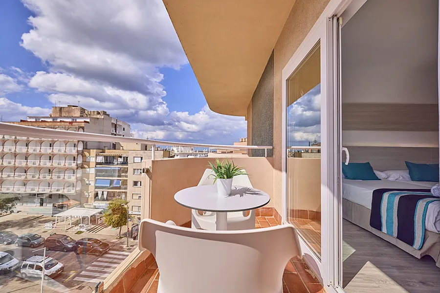 Terraza equipada Terraza equipada en la Habitación Doble Confort con Balcón Welike Fénix